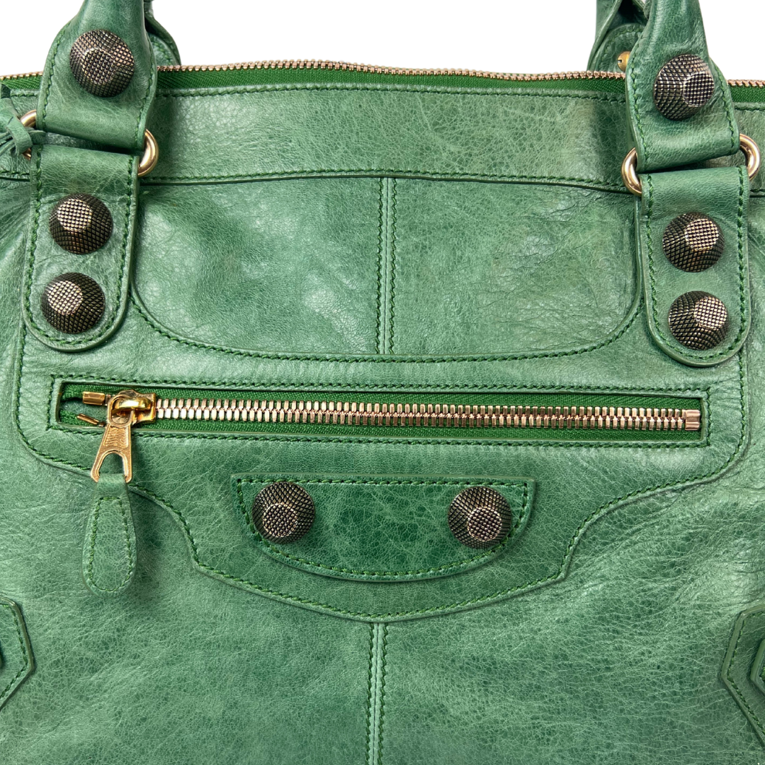 BELENCIAGA Borsa Work Giant verde