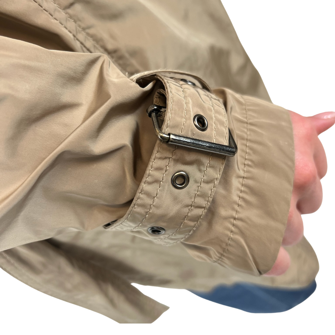 BLAUER Trench lungo beige tortora