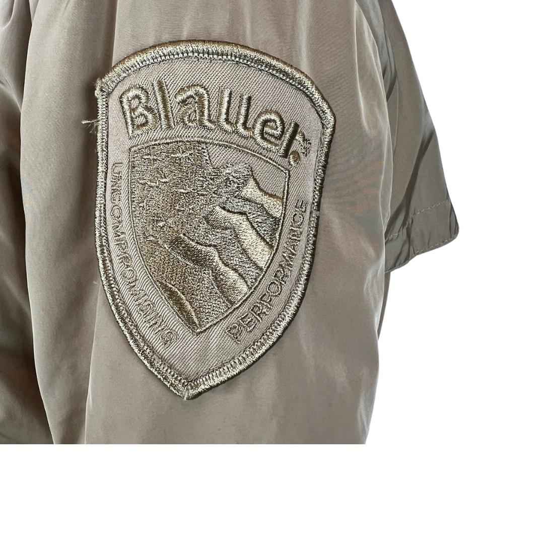 BLAUER Trench lungo beige tortora