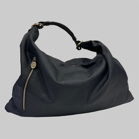 BORBONESE Borsa "Bag XL Jet" nera