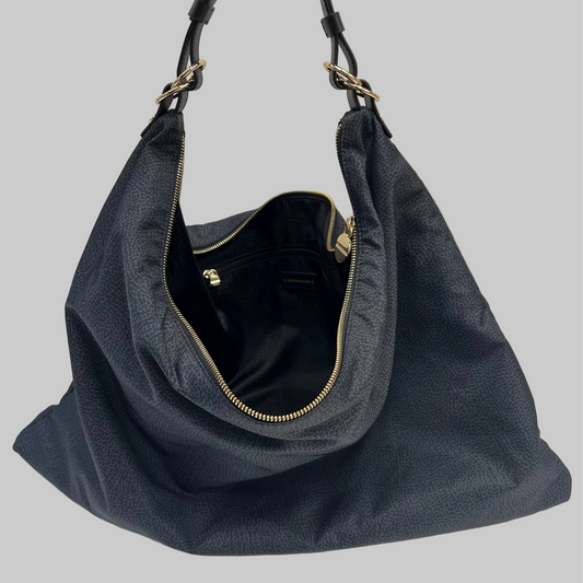 BORBONESE Borsa "Bag XL Jet" nera