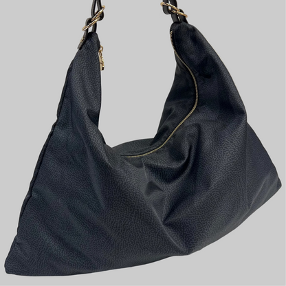 BORBONESE Borsa "Bag XL Jet" nera