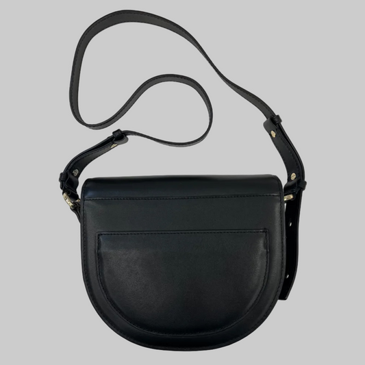 BORBONESE Borsa in pelle nera