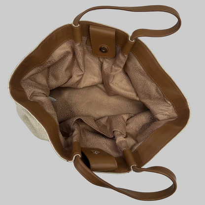 BORBONESE Borsa shopper in paglia
