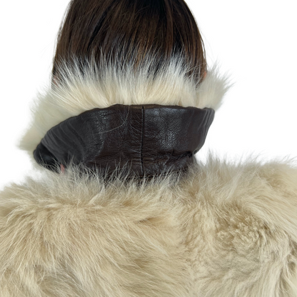 BORBONESE Pelliccia lunga tre colori