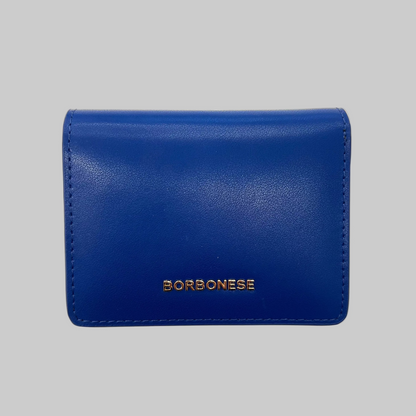 BORBONESE Portafoglio pelle bluette