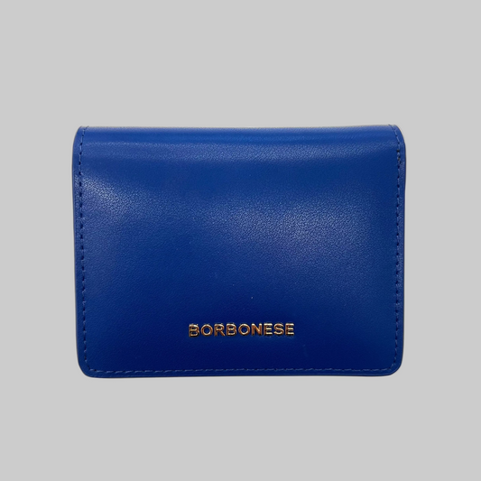 BORBONESE Portafoglio pelle bluette