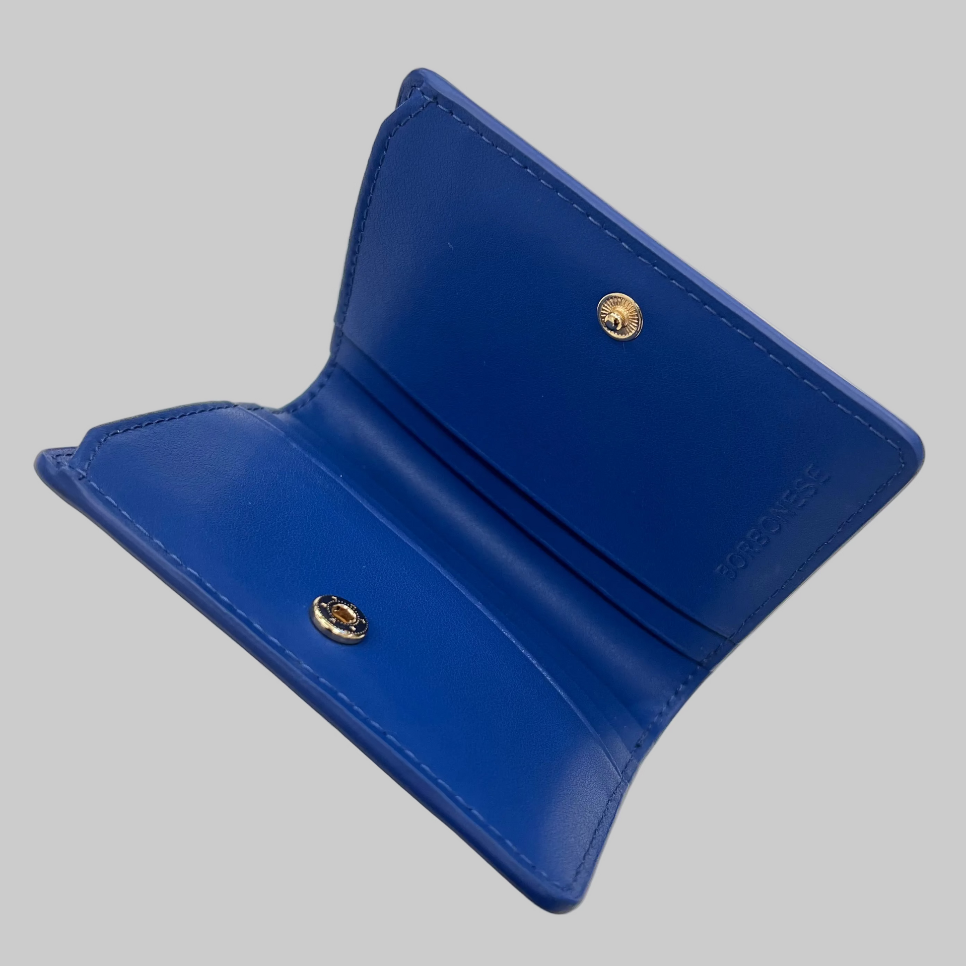 BORBONESE Portafoglio pelle bluette