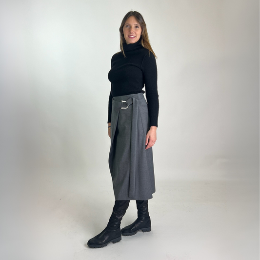 BOSS Gonna lunga svasata grigia