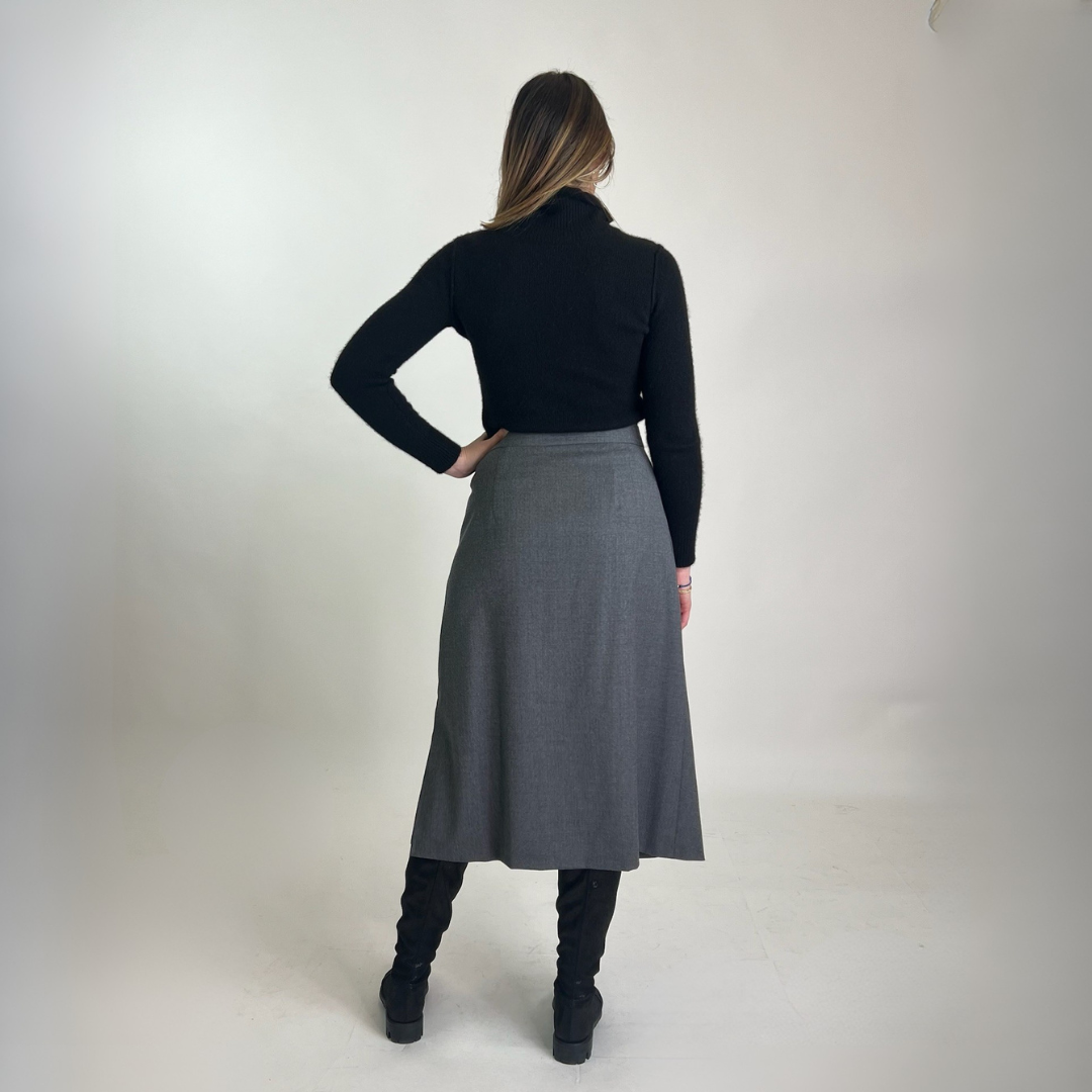 BOSS Gonna lunga svasata grigia