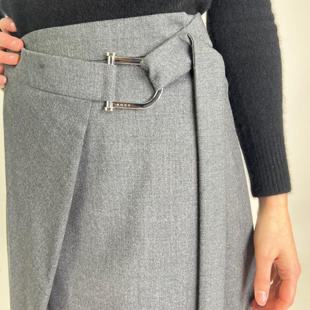 BOSS Gonna lunga svasata grigia