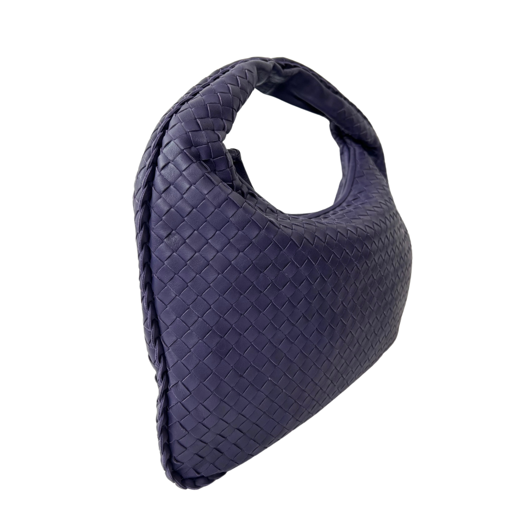 BOTTEGA VENETA Borsa Hobo intrecciata viola