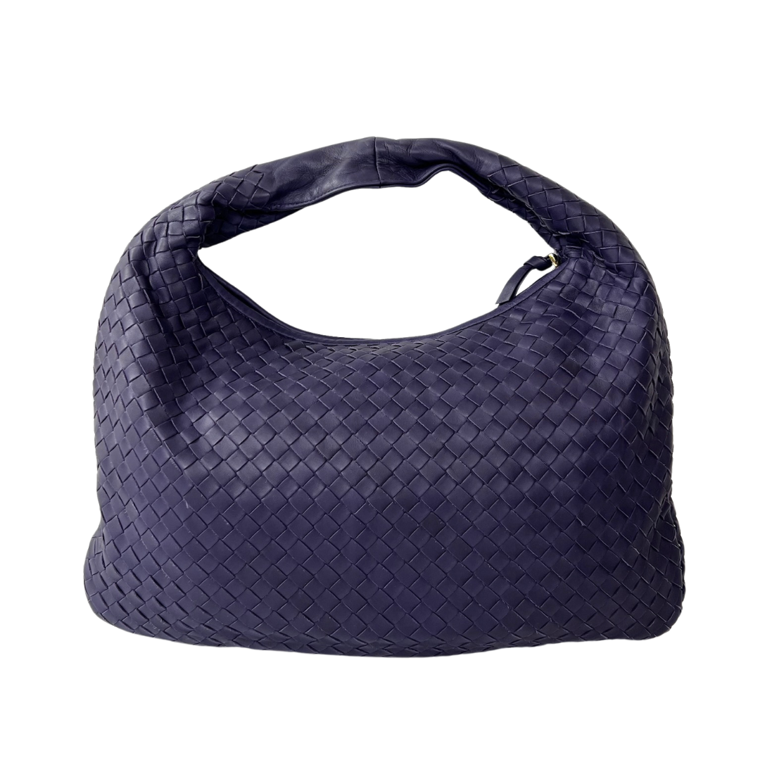 BOTTEGA VENETA Borsa Hobo intrecciata viola