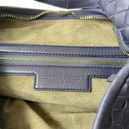 BOTTEGA VENETA Borsa Hobo intrecciata viola