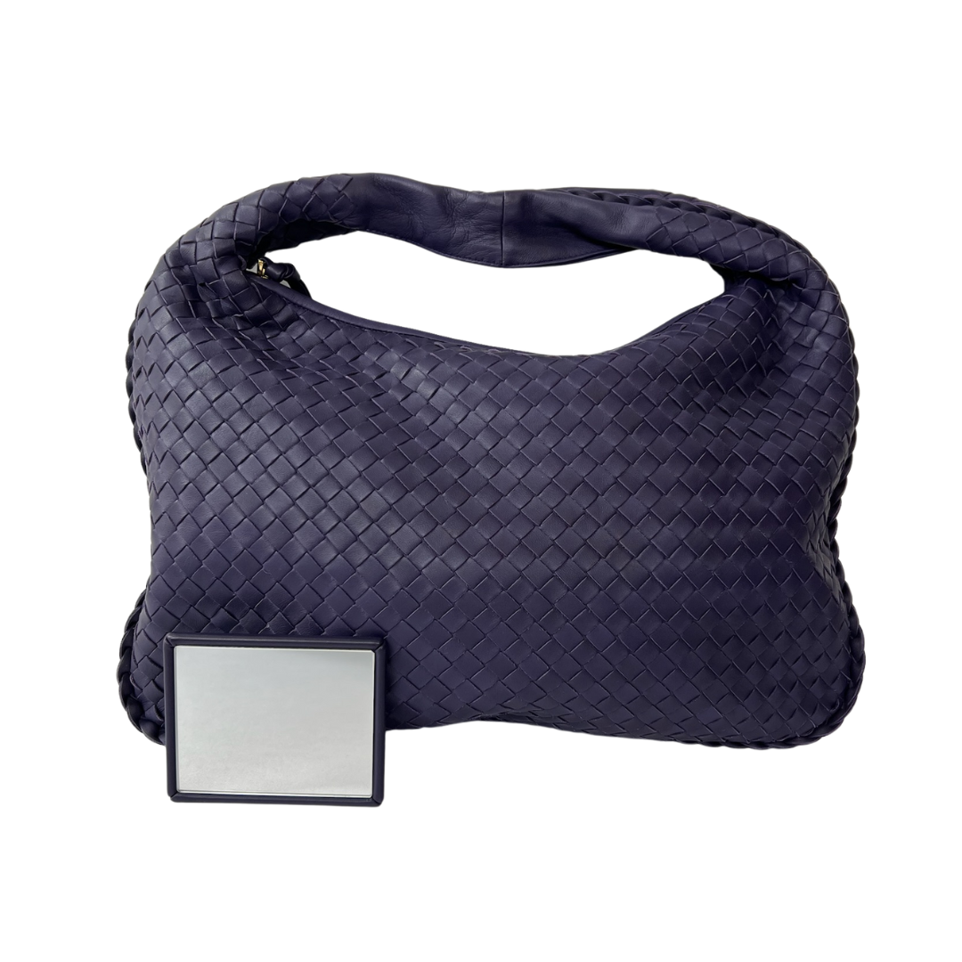 BOTTEGA VENETA Borsa Hobo intrecciata viola