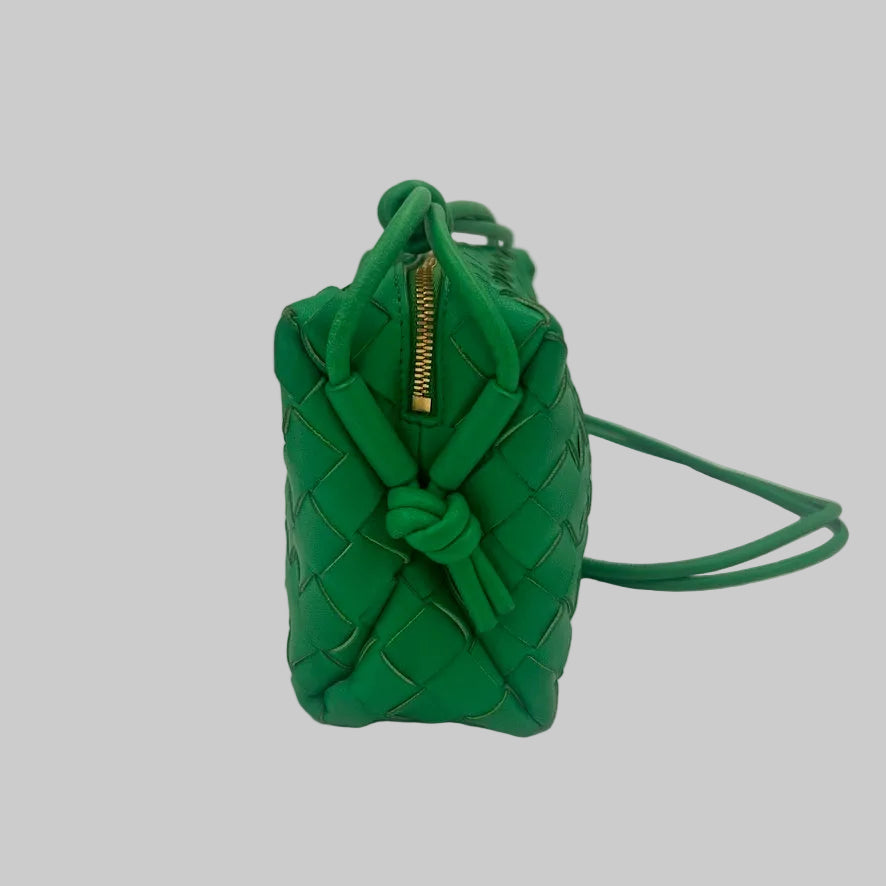 BOTTEGA VENETA Borsa Loop Mini verde prato 