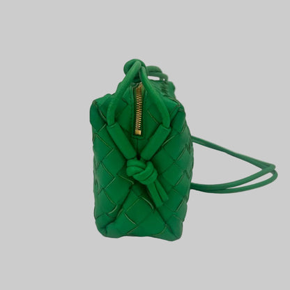 BOTTEGA VENETA Borsa Loop Mini verde prato 