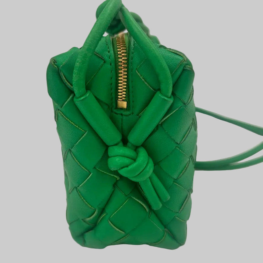 BOTTEGA VENETA Borsa Loop Mini verde prato 