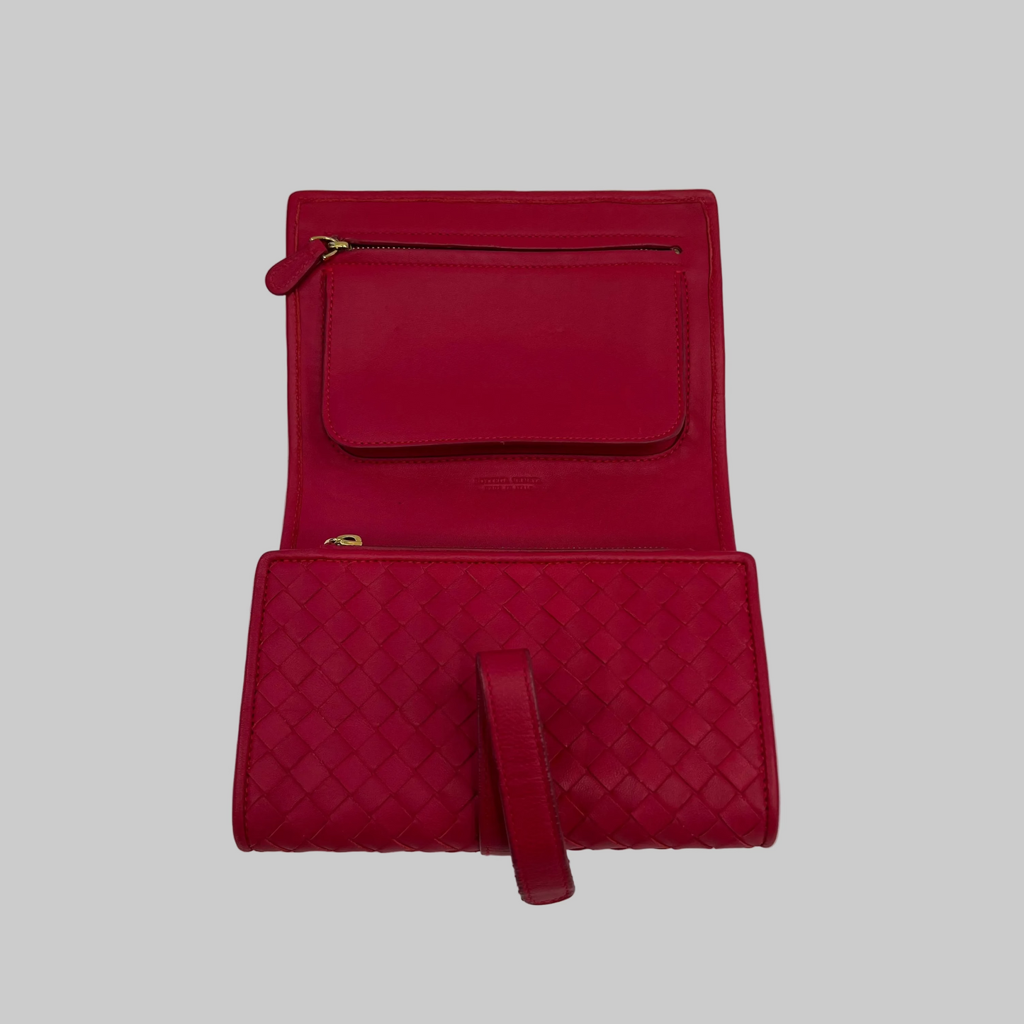 BOTTEGA VENETA Porta gioielli rosso lampone