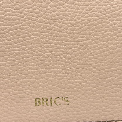 BRICS Borsa in pelle martellata rosa pastello