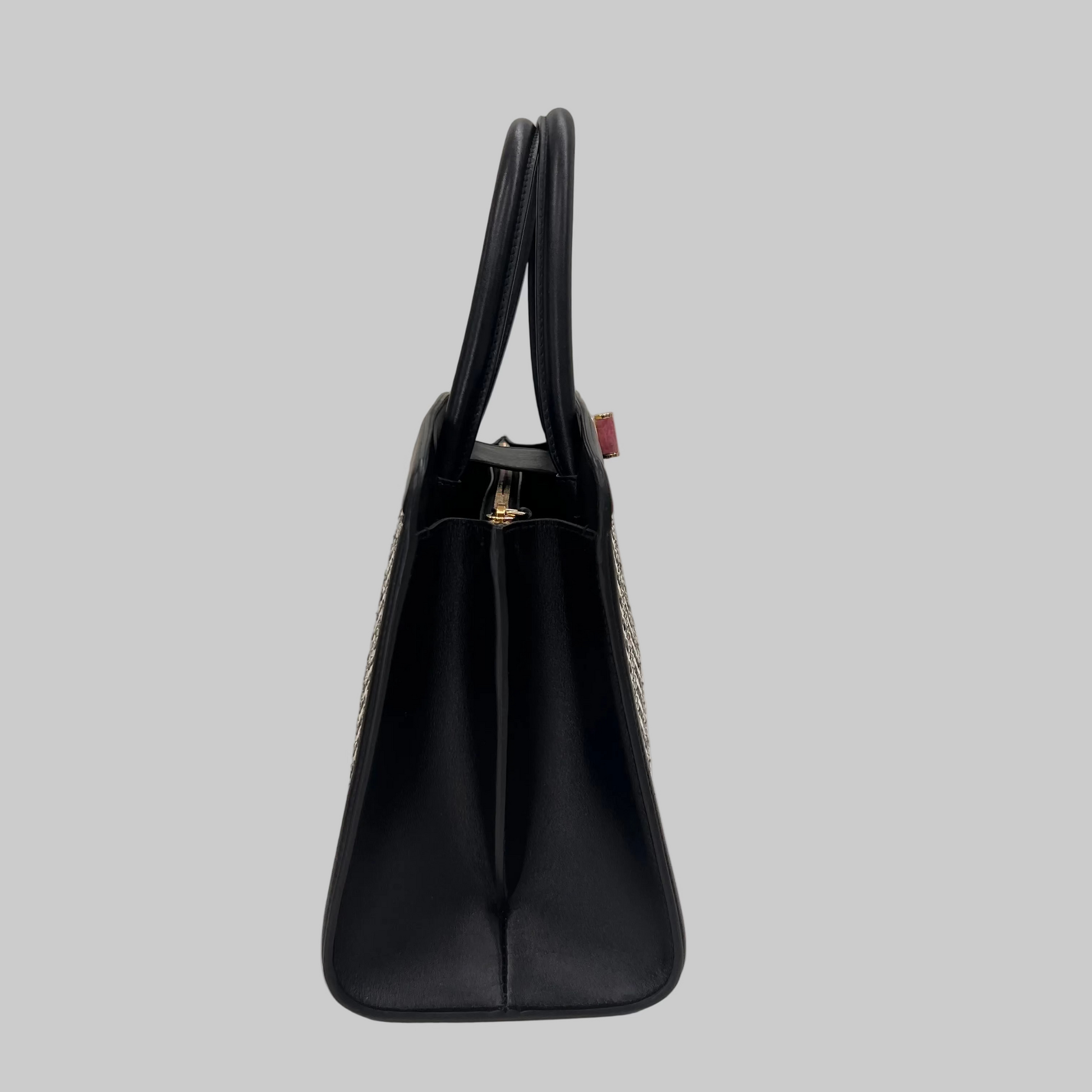 BULGARI Borsa Isabella Rossellini nera e bianca 