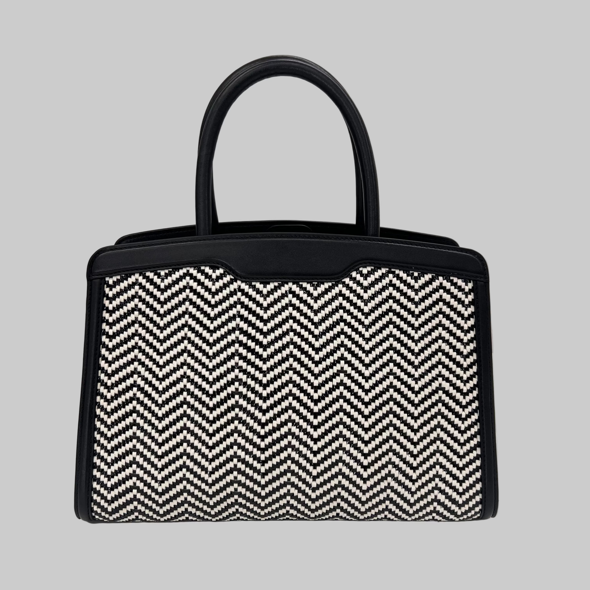 BULGARI Borsa Isabella Rossellini nera e bianca 