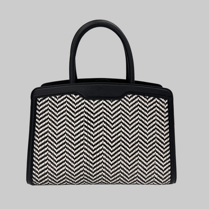 BULGARI Borsa Isabella Rossellini nera e bianca 