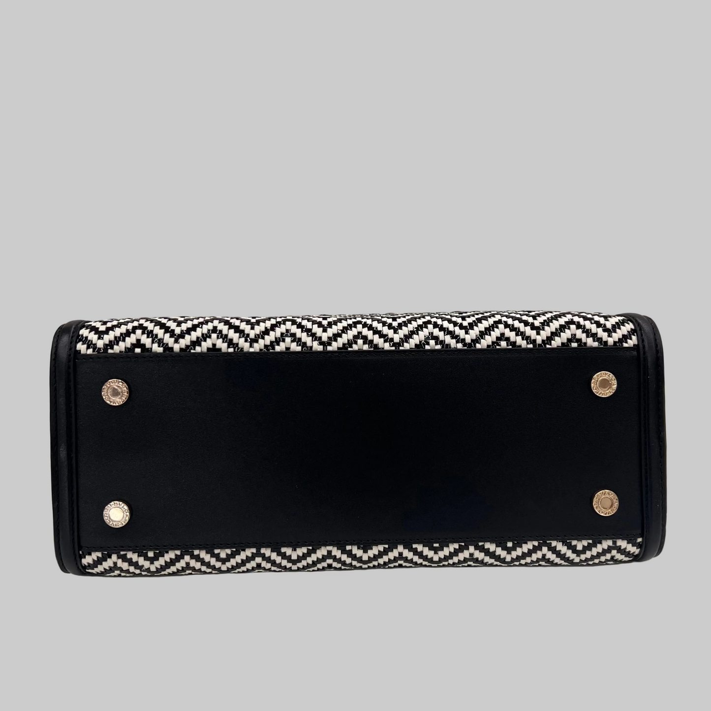 BULGARI Borsa Isabella Rossellini nera e bianca 