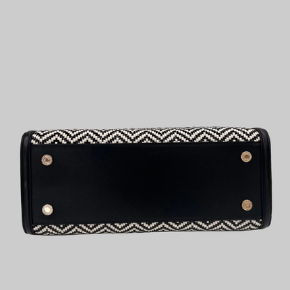 BULGARI Borsa Isabella Rossellini nera e bianca 