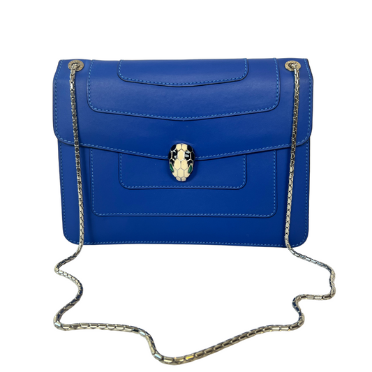 BULGARI Borsa Serpenti Forever blu lapislazzuli