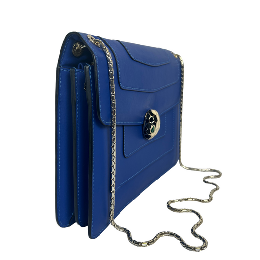 BULGARI Borsa Serpenti Forever blu lapislazzuli