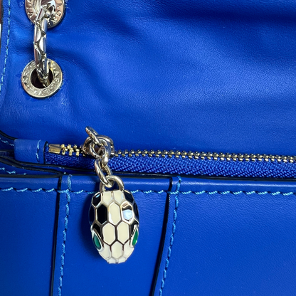 BULGARI Borsa Serpenti Forever blu lapislazzuli