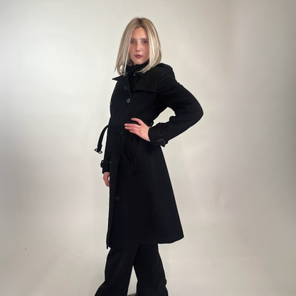 BURBERRY Capptotto Trench Kensington lungo in lana