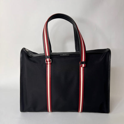BALLY Borsone da viaggio in nylon nero