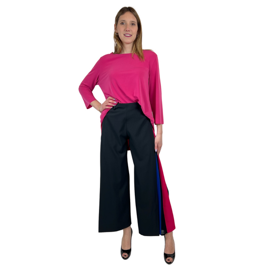 CAPUCCI Pantalone cadí nero