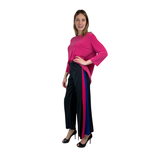 CAPUCCI Pantalone cadí nero