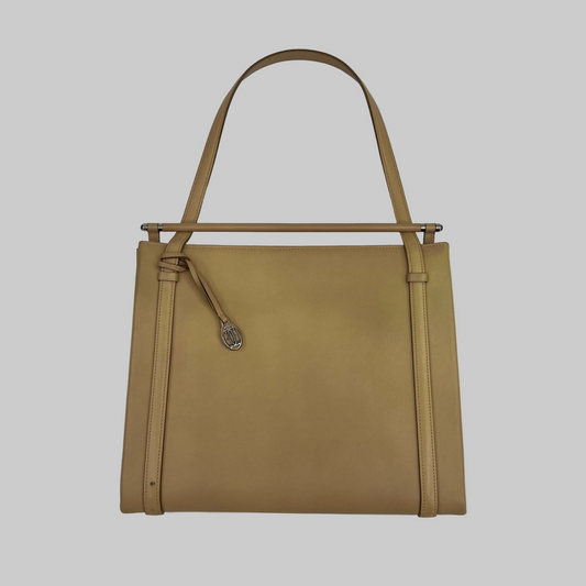 CARTIER Borsa in pelle piatta color nude