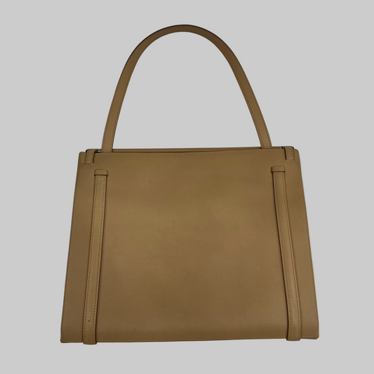 CARTIER Borsa in pelle piatta color nude