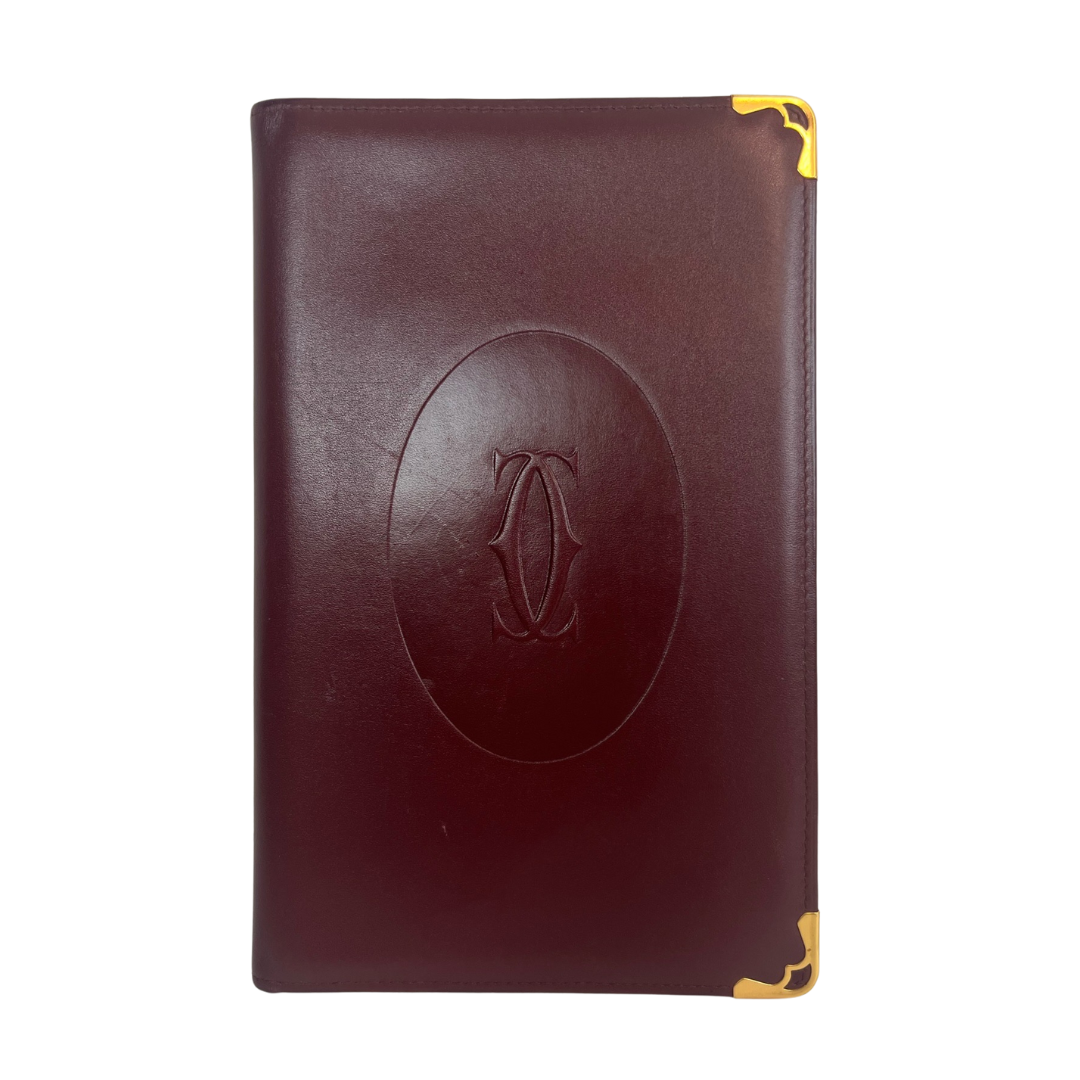 CARTIER Cover notebook bordeaux