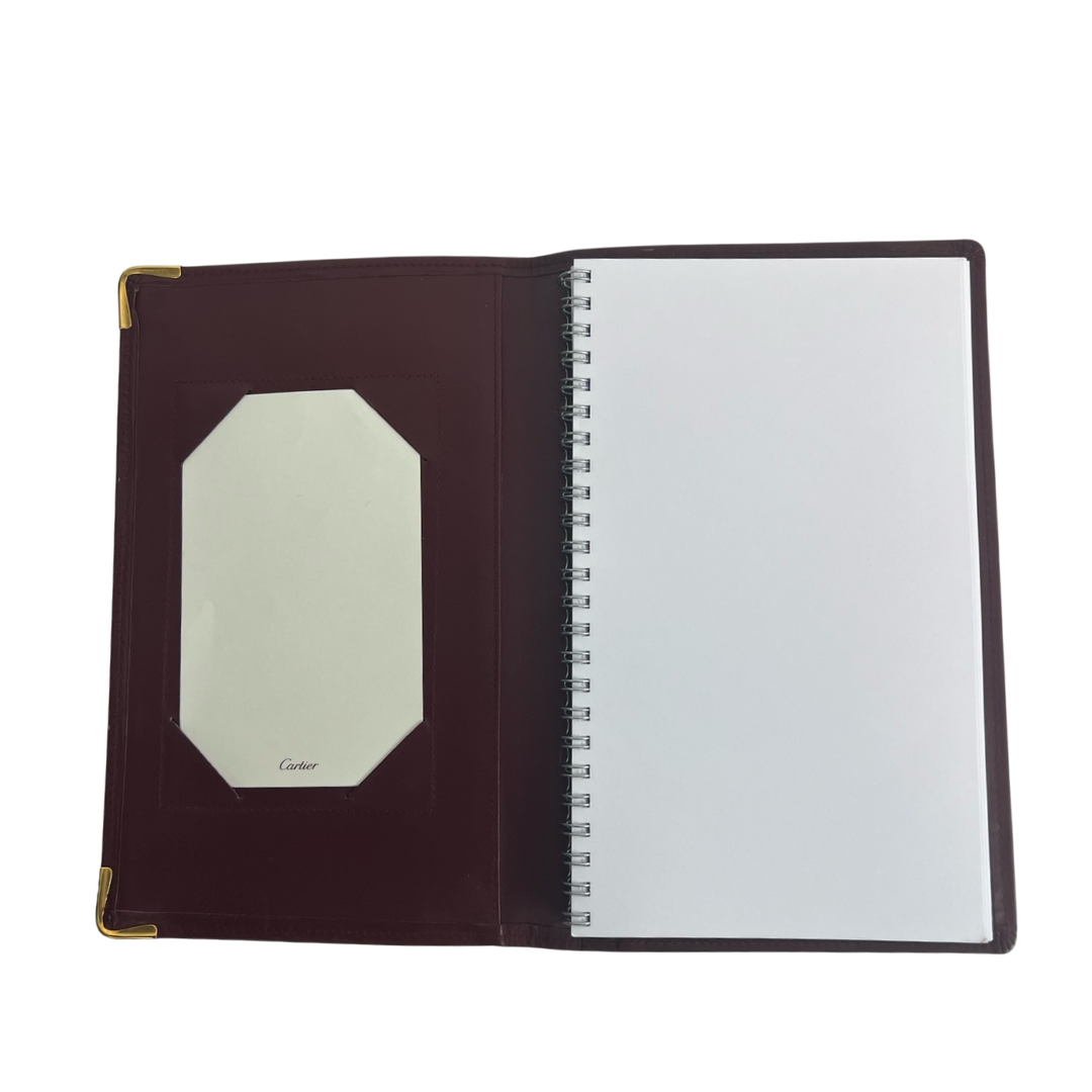 CARTIER Cover notebook bordeaux