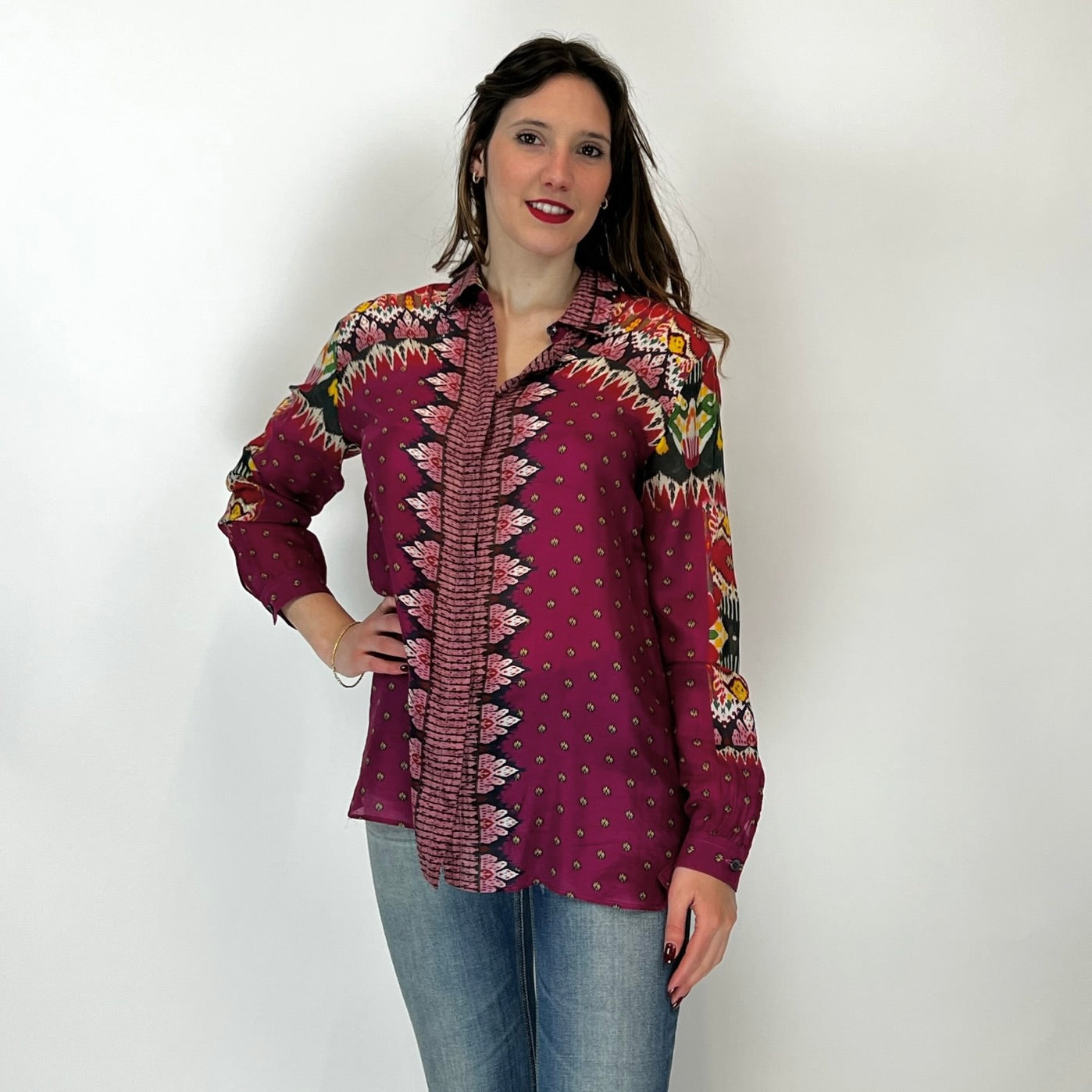ETRO Camicia in voile di cotone fantasia