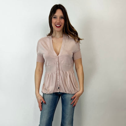 YVES SAINT LAURENT Maglia rosa cipria