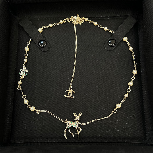 CHANEL Collana sottile dorata