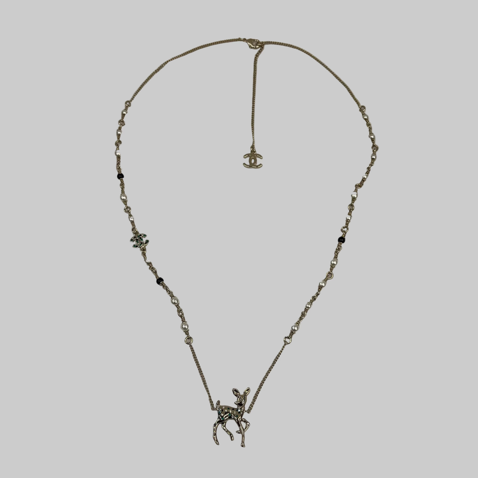 CHANEL Collana sottile dorata
