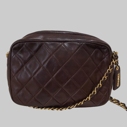 CHANEL Vintage Camera Bag marrone