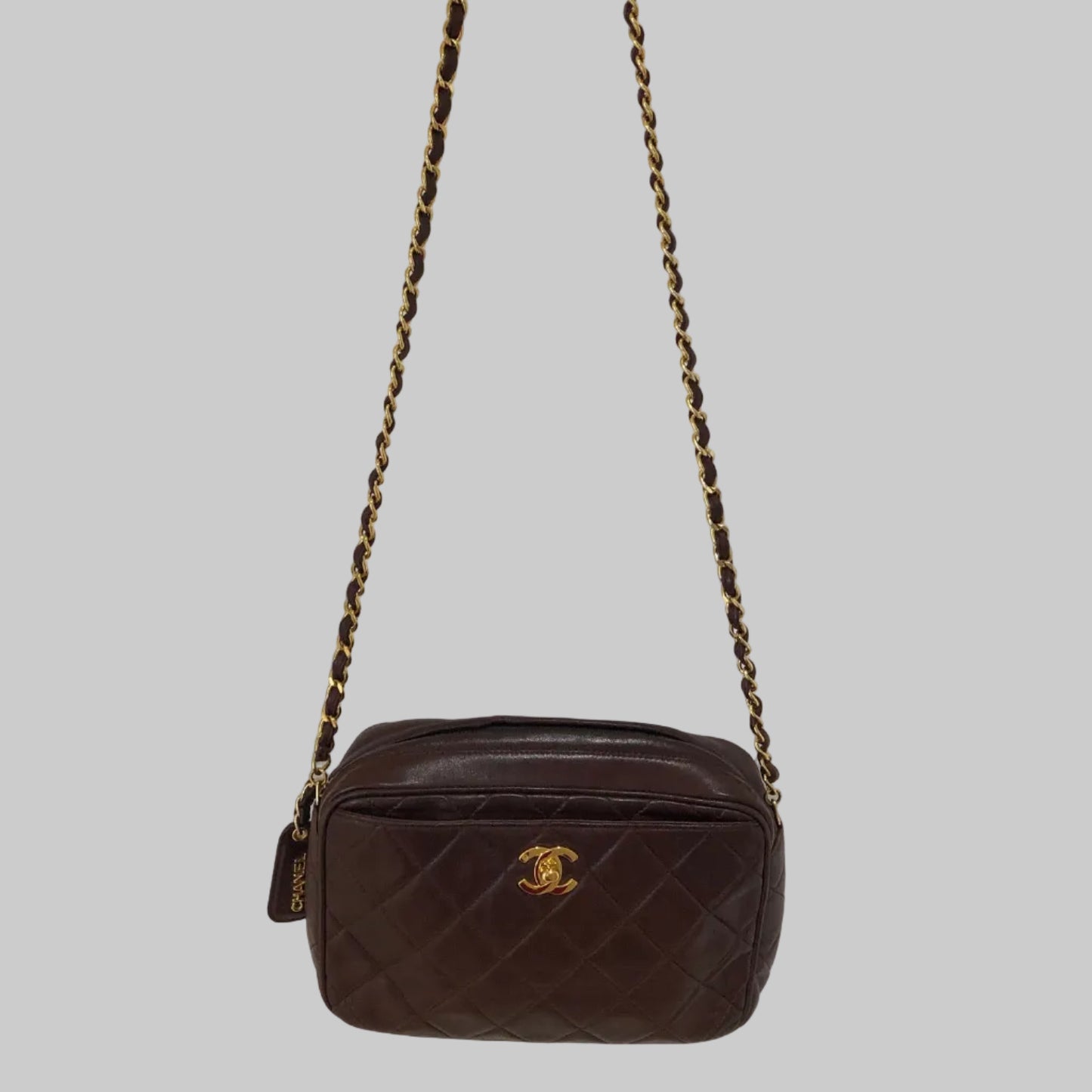 CHANEL Vintage Camera Bag marrone