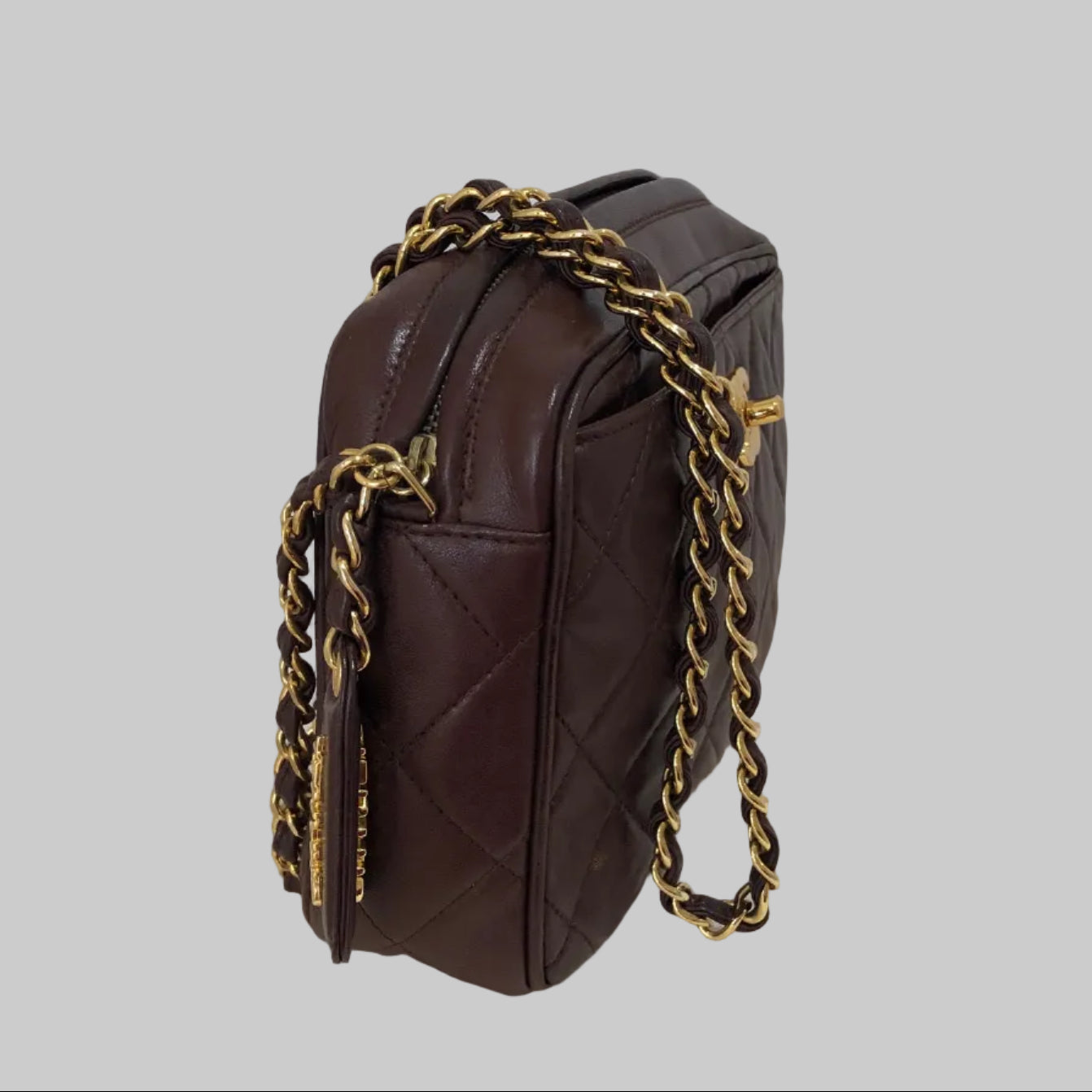 CHANEL Vintage Camera Bag marrone
