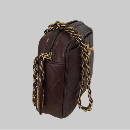 CHANEL Vintage Camera Bag marrone