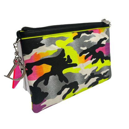CHRISTIAN DIOR Borsa pochette in tessuto camuflage