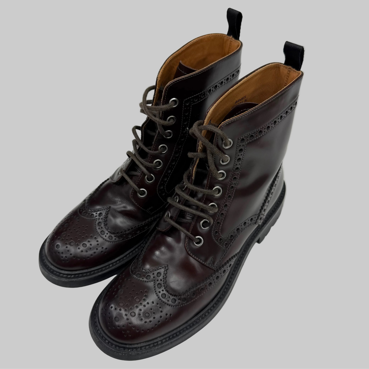 CHURCH'S Stivaletto "Agnes" stringato modello inglese marrone